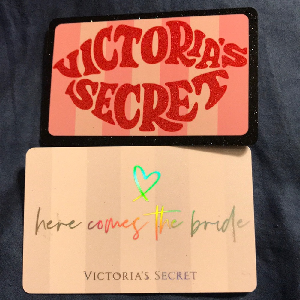 Two $25 Victoria’s Secret gift cards